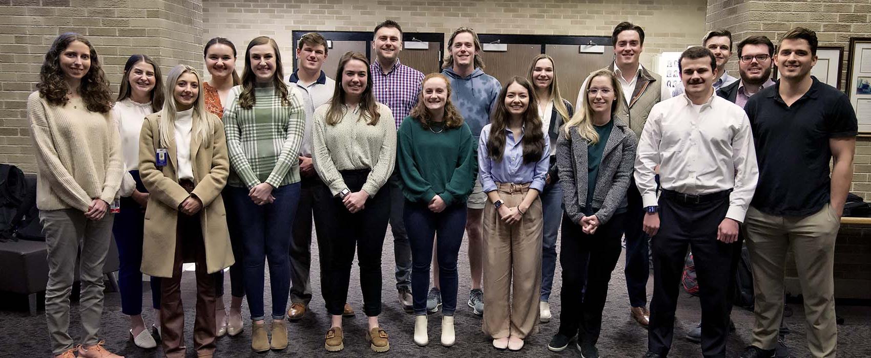2023 Student Run FreeClinic executive board consisting of 18 individuals from 5 healthcare disciplines across both the University of South Alabama and Auburn Pharmacy.