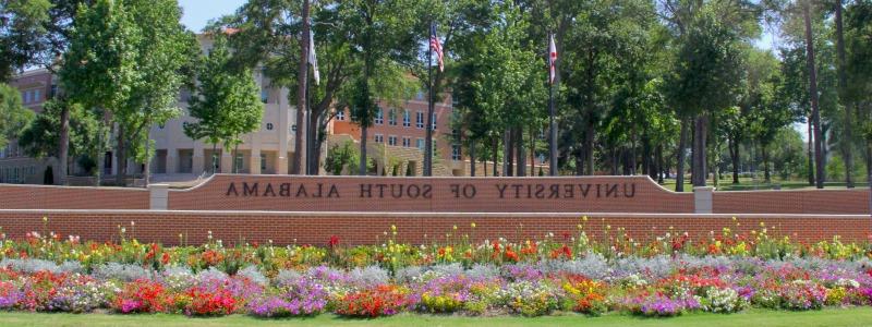 University of South Alabama Sign